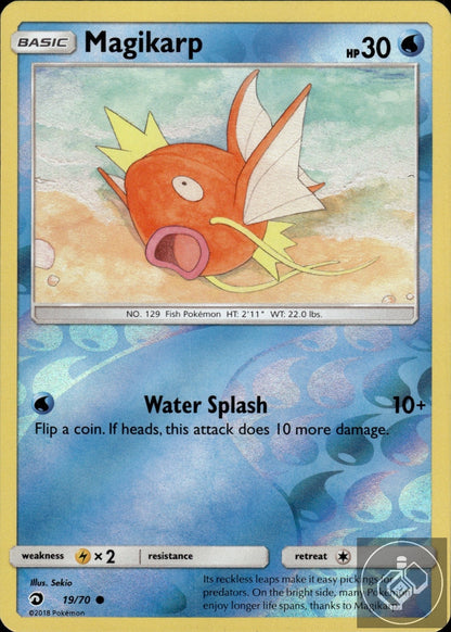Magikarp 19/70 Common Dragon Majesty Pokemon Reverse Holo