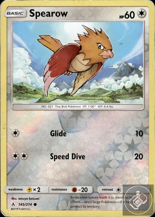 Spearow 145/214 Common Unbroken Bonds Pokemon Reverse Holo