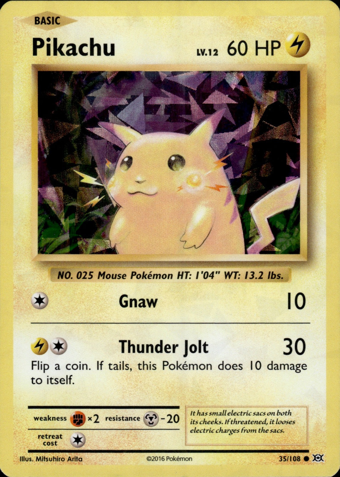 Pikachu 35/108 Common Evolutions Pokemon