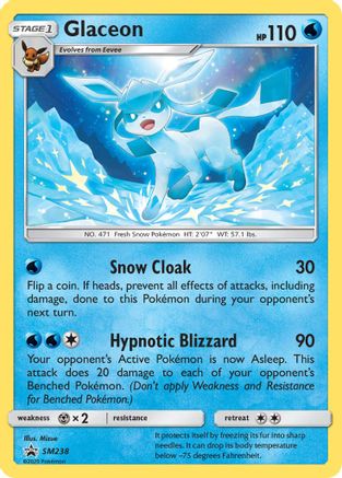 Glaceon - SM238 Promo Sun & Moon Promo Pokemon