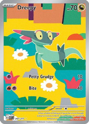 Dreepy 247/217 Illustration Rare Ascended Heroes Pokemon