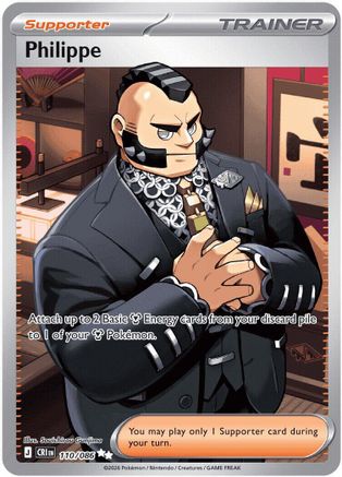 Philippe 110/086 Ultra Rare ME04: Chaos Rising Pokemon