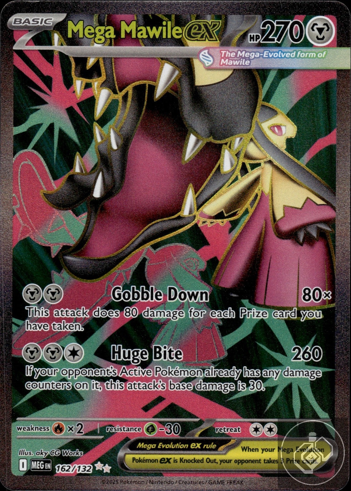 Mega Mawile ex 162/132 Ultra Rare Mega Evolution Pokemon