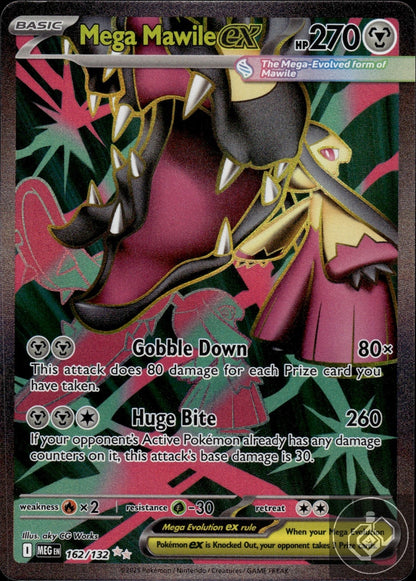 Mega Mawile ex 162/132 Ultra Rare Mega Evolution Pokemon