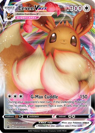 Eevee VMAX SWSH087 Holo Promo Sword & Shield Promo Pokemon