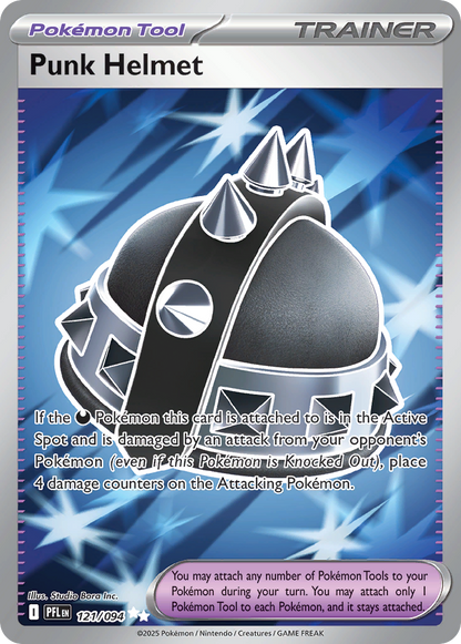 Punk Helmet 121/094 Ultra Rare Phantasmal Flames Pokemon