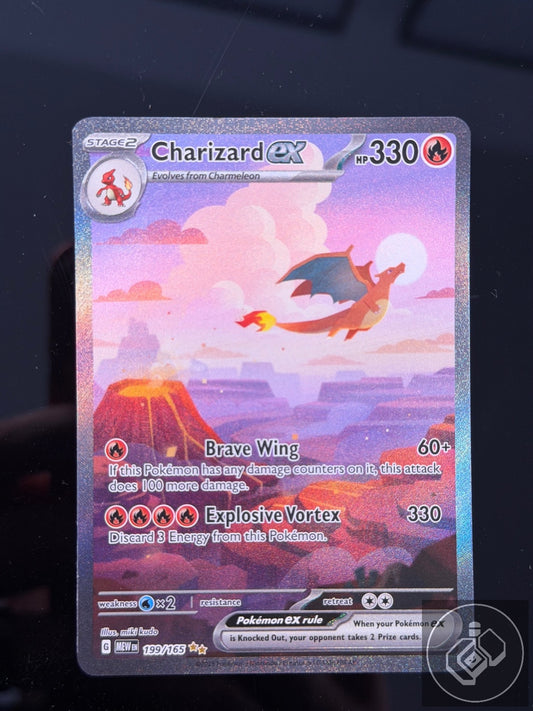 Charizard ex 199/165 Special Illustration Rare 151 Pokemon