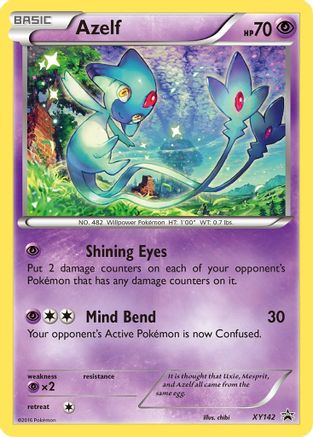 Azelf XY142 Holo Promo XY Promo Pokemon