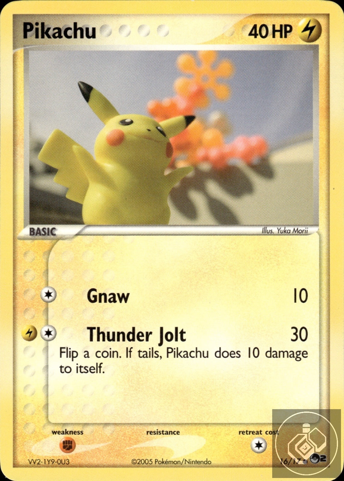 Pikachu 16/17 Common POP Series 2 Pokemon