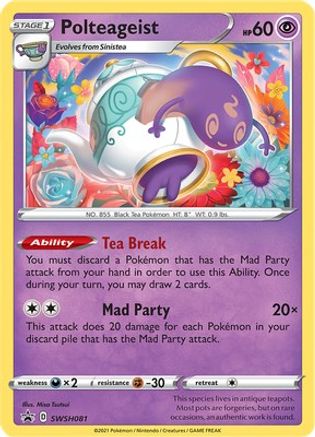 Polteageist SWSH081 Holo Promo Sword & Shield Promo Pokemon