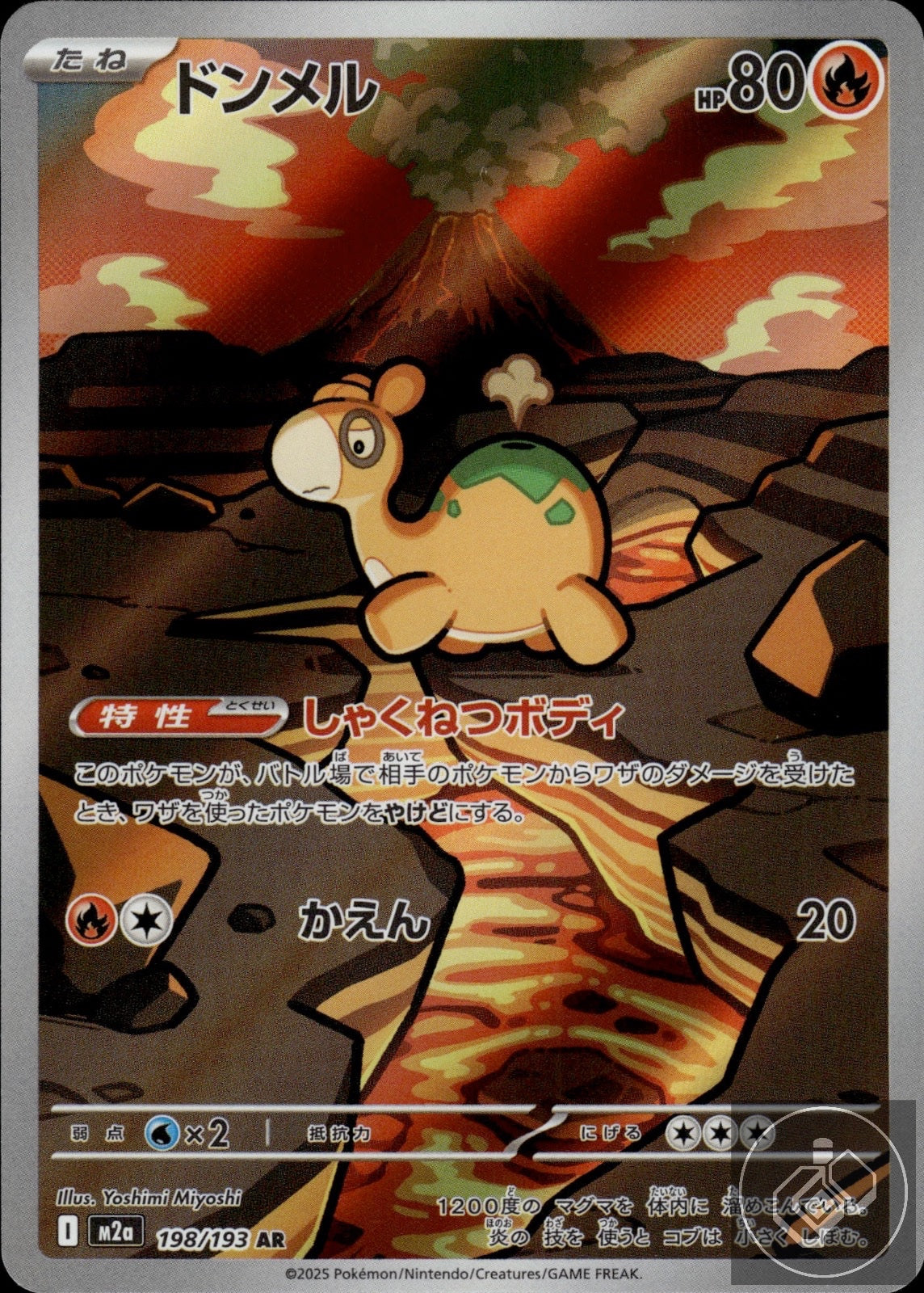 Numel 198/193 Art Rare MEGA Dream ex Pokemon Japanese