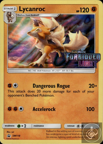 Lycanroc - (Prerelease) SM118 Holo Promo Sun & Moon Promo Pokemon Holo