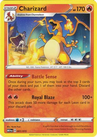 Charizard 001/015 Promo McDonald's Promos 2024 Pokemon