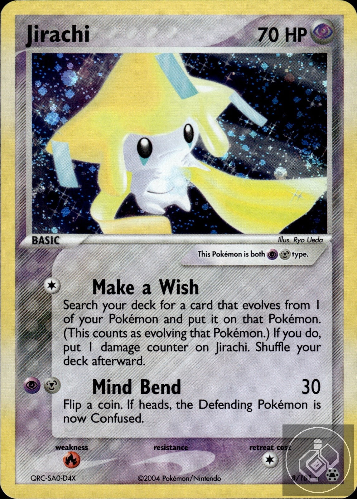 Jirachi 8/101 Holo Rare Hidden Legends Pokemon