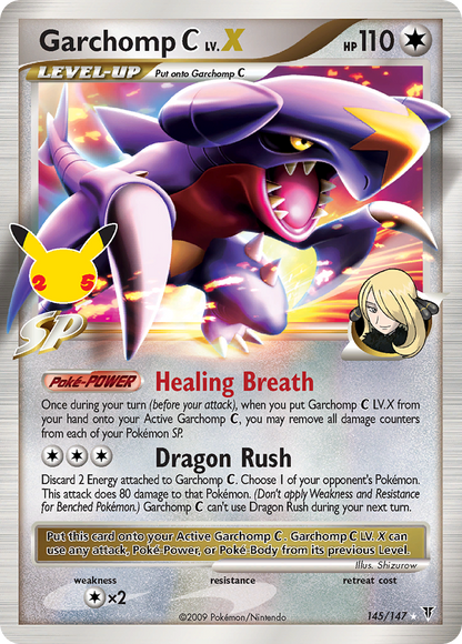 Garchomp C LV.X 145/147 Celebrations: Classic Collection Pokemon