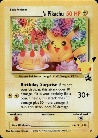 _____'s Pikachu 24 Classic Collection Celebrations: Classic Collection Pokemon