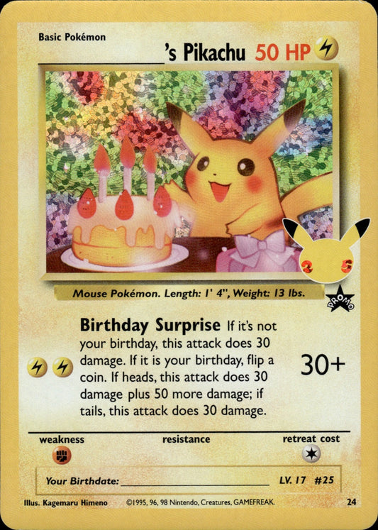 _____'s Pikachu 24 Classic Collection Celebrations: Classic Collection Pokemon