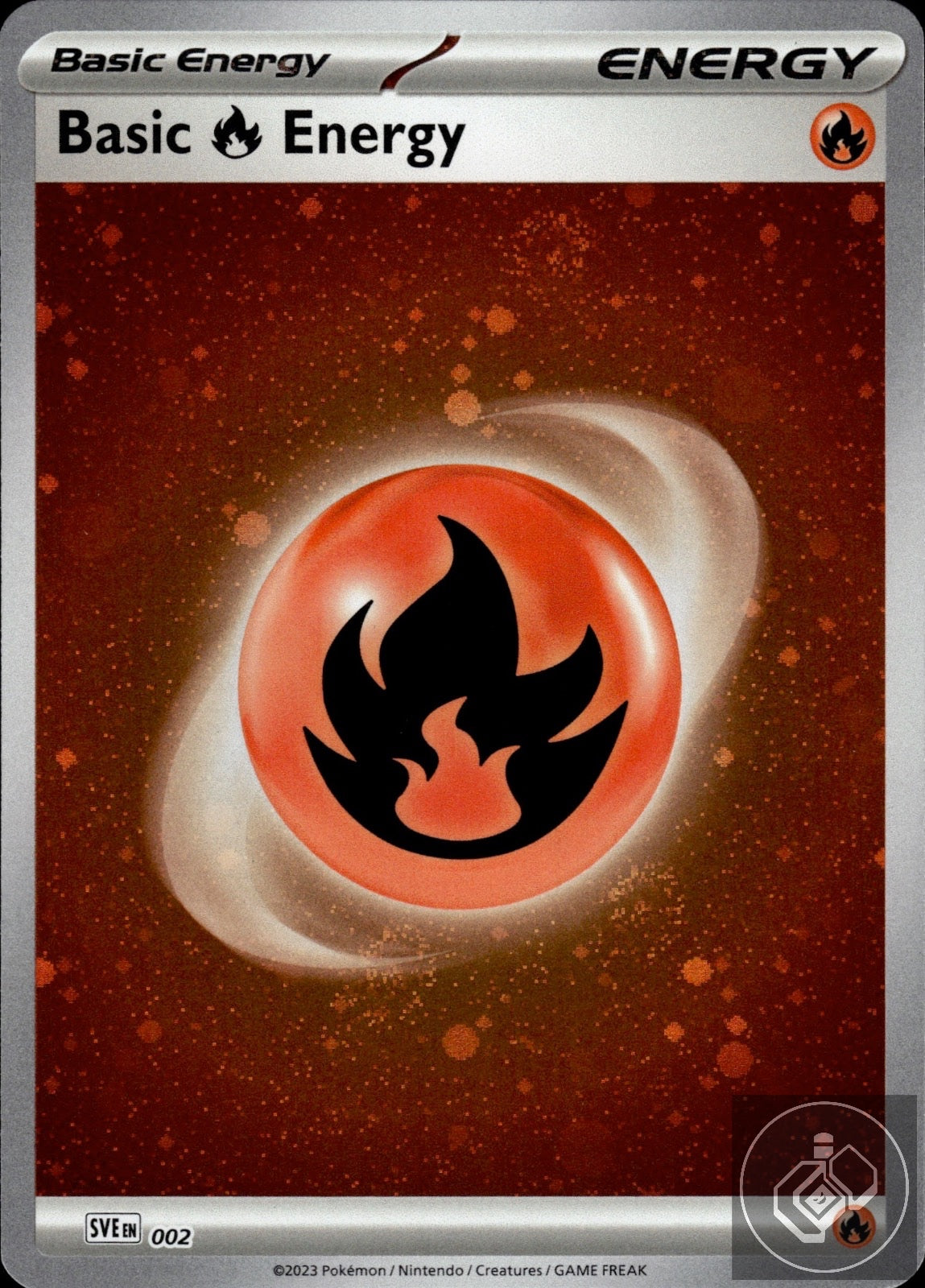 Basic Fire Energy 002 Common Scarlet & Violet Energies Pokemon Holo