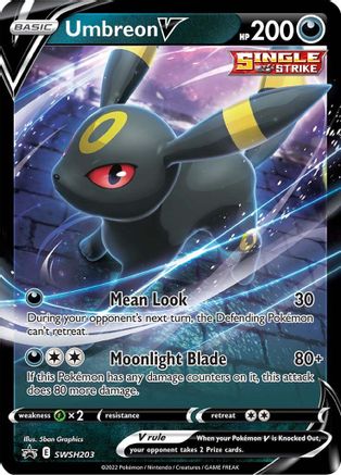 Umbreon V SWSH203 Holo Promo Sword & Shield Promo Pokemon