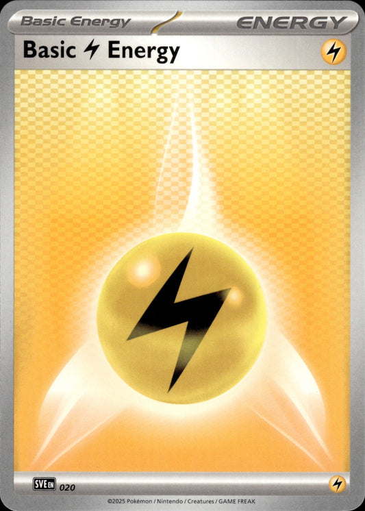 Basic Lightning Energy 004 Common Scarlet & Violet Energies Pokemon