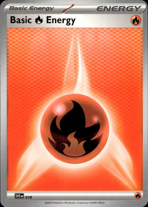 Basic Fire Energy 018 Scarlet & Violet Energies Pokemon