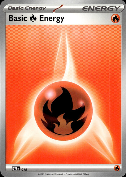 Basic Fire Energy 018 Scarlet & Violet Energies Pokemon