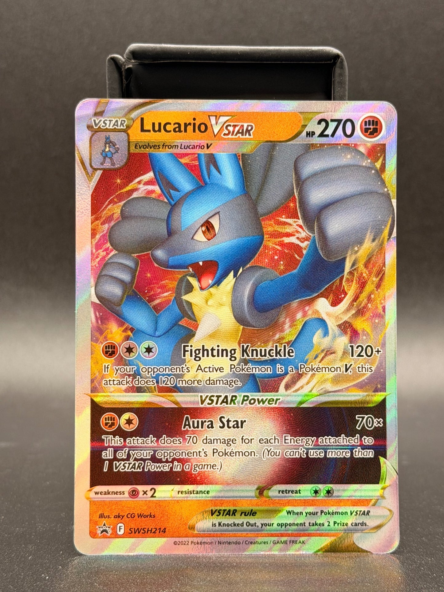Lucario VSTAR SWSH214 Holo Promo Sword & Shield Promo Pokemon