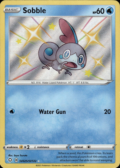 Sobble SV025/SV122 Shiny Rare Shining Fates Shiny Vault Pokemon