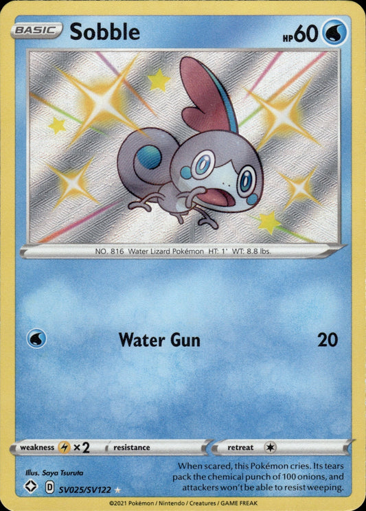Sobble SV025/SV122 Shiny Rare Shining Fates Shiny Vault Pokemon