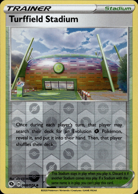 Turffield Stadium 068/073 Uncommon Champion's Path Pokemon Reverse Holo