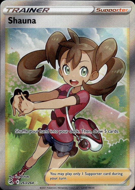 Shauna 263/264 Ultra Rare Fusion Strike Pokemon