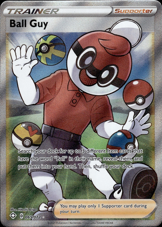 Ball Guy 065/072 Ultra Rare Shining Fates Pokemon