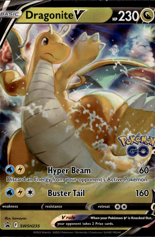 Dragonite V SWSH235 Holo Promo Sword & Shield Promo Pokemon Holo