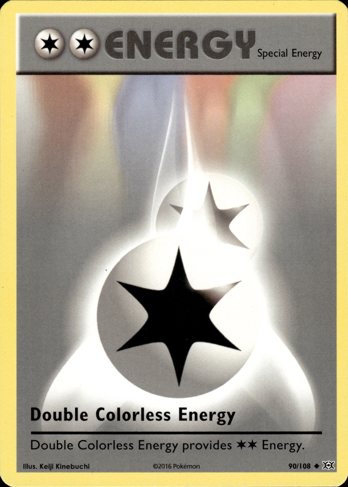 Double Colorless Energy 90/108 Uncommon Evolutions Pokemon