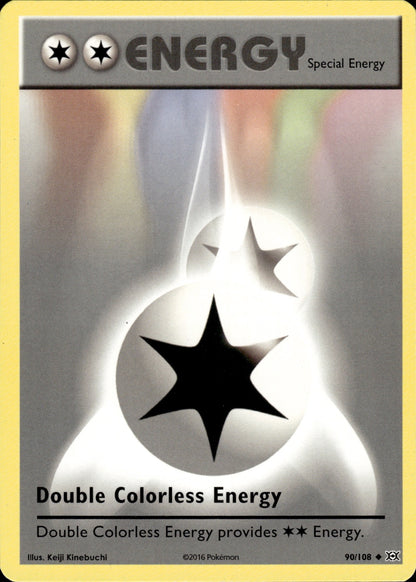 Double Colorless Energy 90/108 Uncommon Evolutions Pokemon