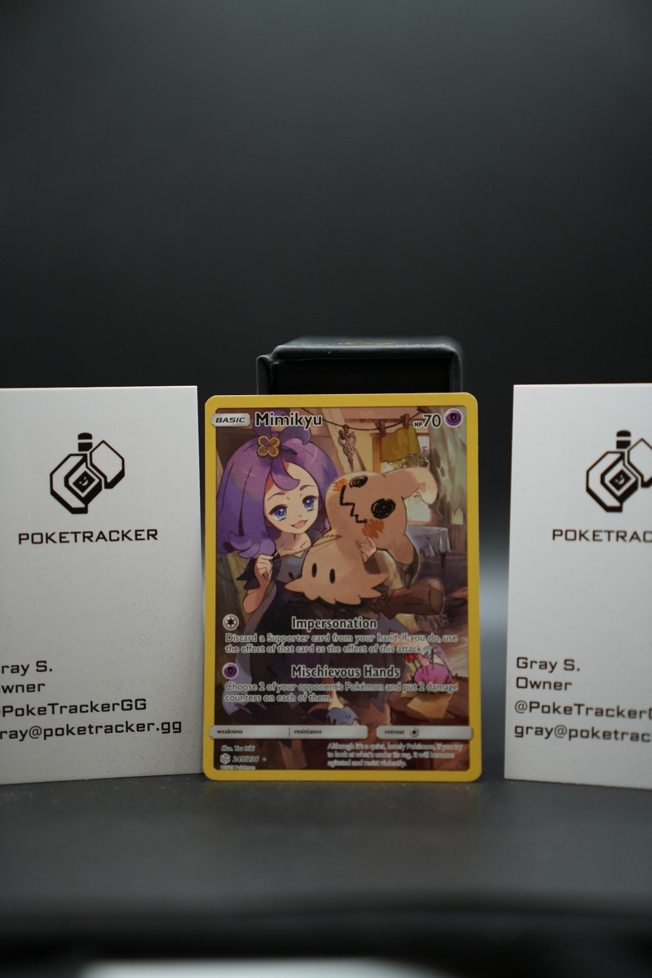 Mimikyu 245/236 Secret Rare Cosmic Eclipse Pokemon
