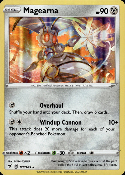 Magearna 128/185 Holo Rare Vivid Voltage Pokemon Holo