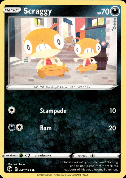 Scraggy 041/073 Common Champion's Path Pokemon