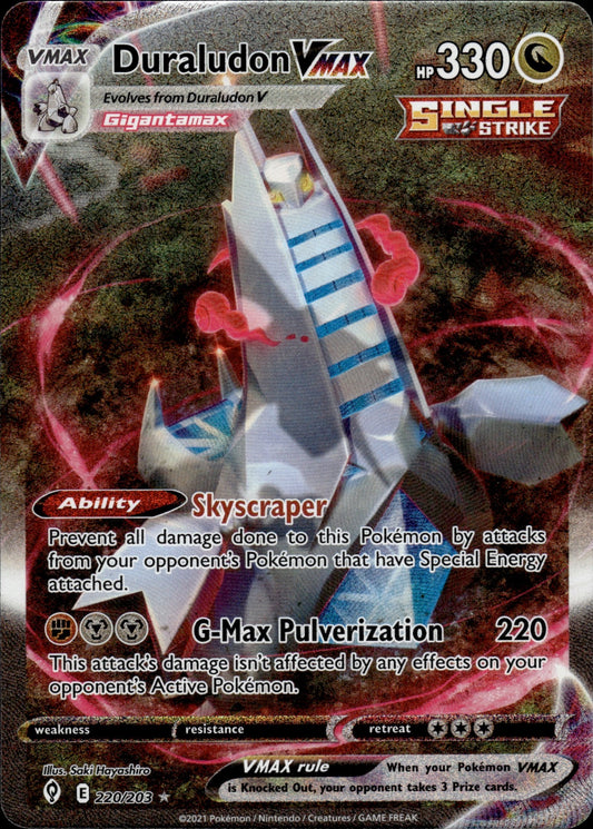 Duraludon VMAX 220/203 Alternate Art Evolving Skies Pokemon