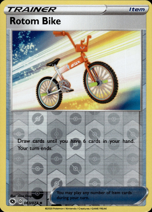 Rotom Bike 063/073 Uncommon Champion's Path Pokemon