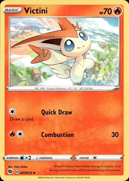 Victini 007/073 Uncommon Champion's Path Pokemon