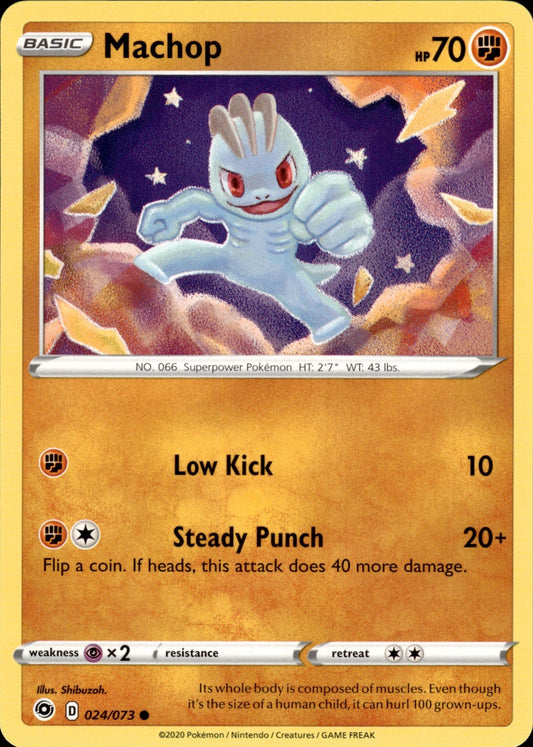 Machop 024/073 Common Champion's Path Pokemon