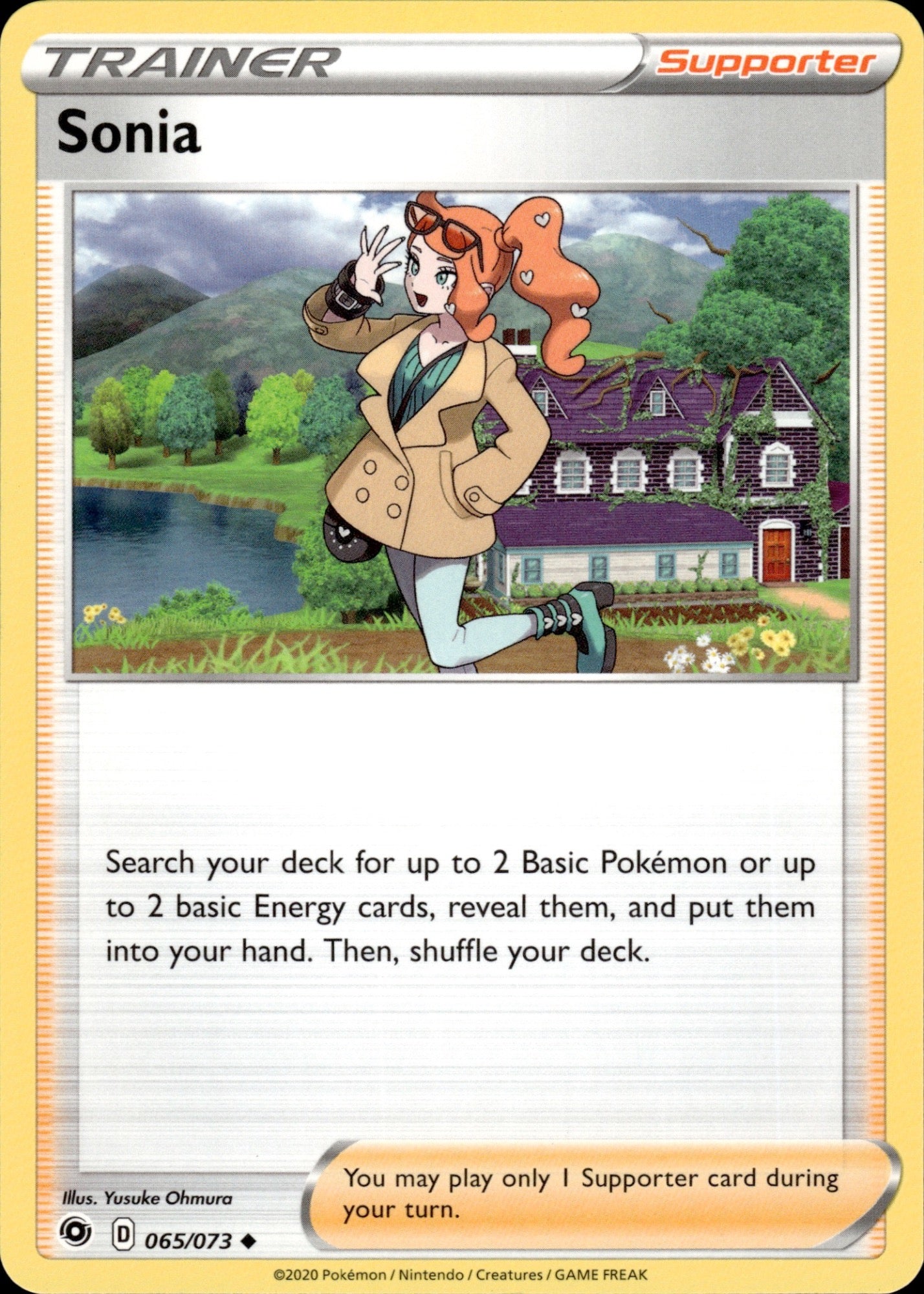 Sonia 065/073 Uncommon Champion's Path Pokemon