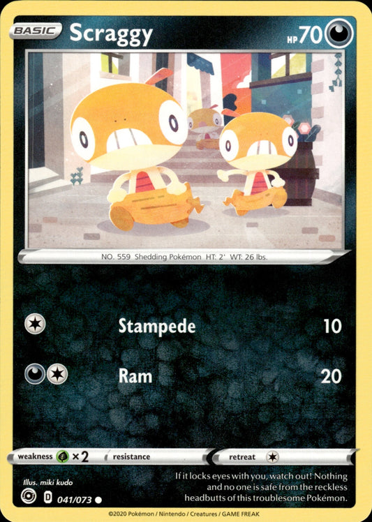 Scraggy 041/073 Common Champion's Path Pokemon