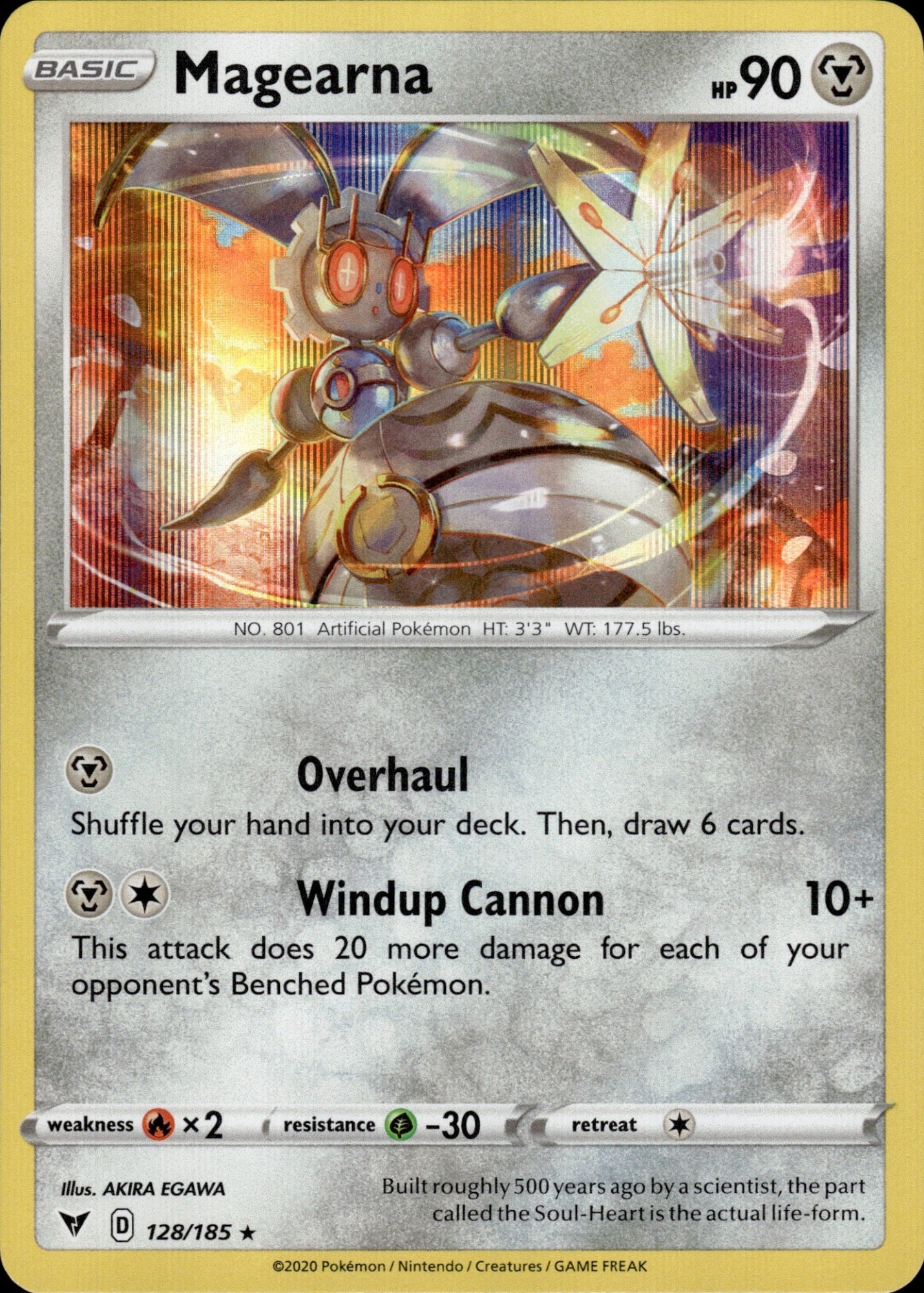 Magearna 128/185 Holo Rare Vivid Voltage Pokemon