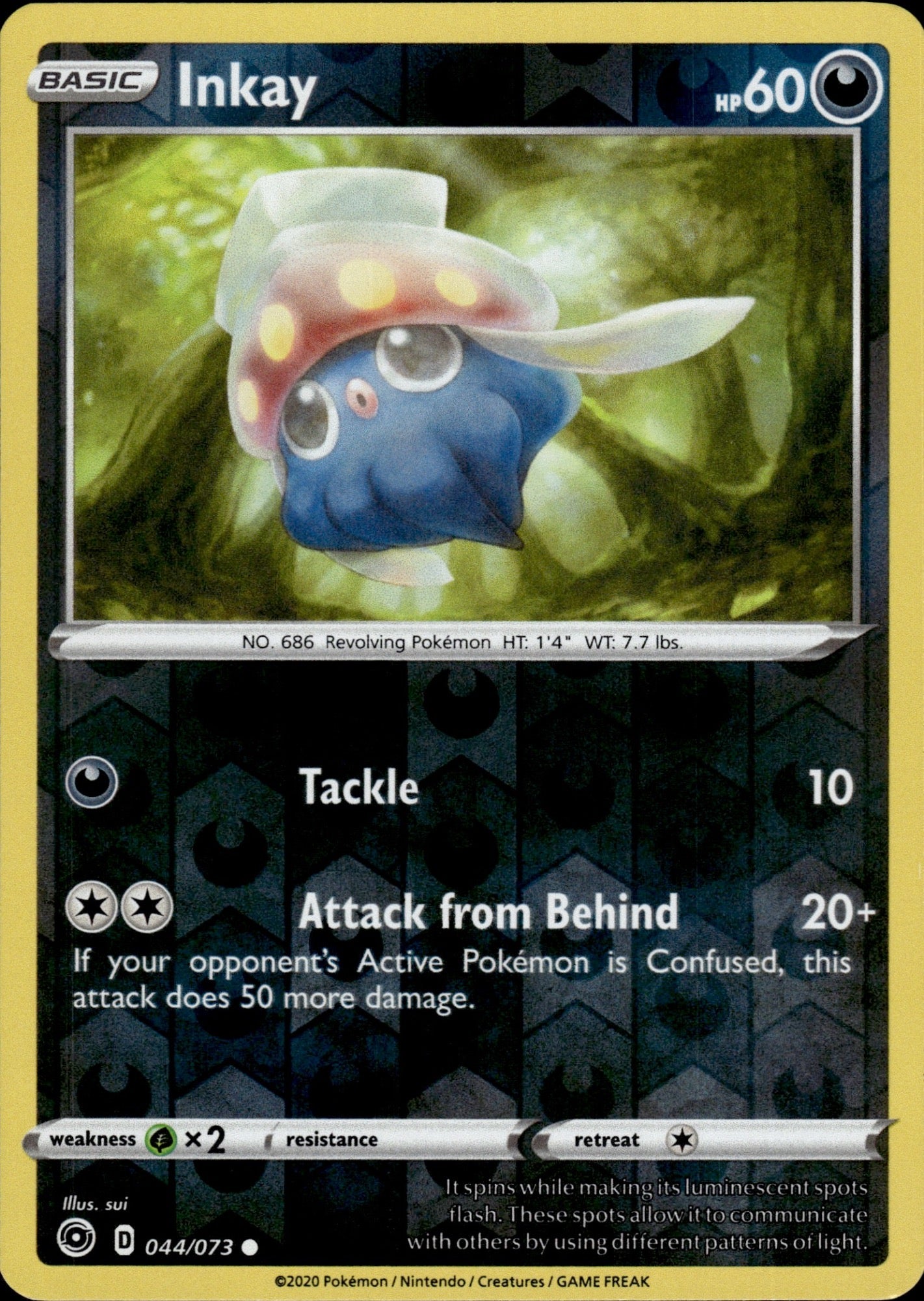 Inkay 044/073 Common Champion's Path Pokemon