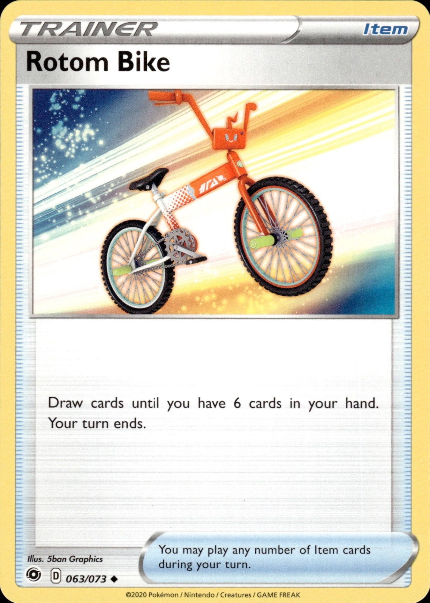 Rotom Bike 063/073 Uncommon Champion's Path Pokemon