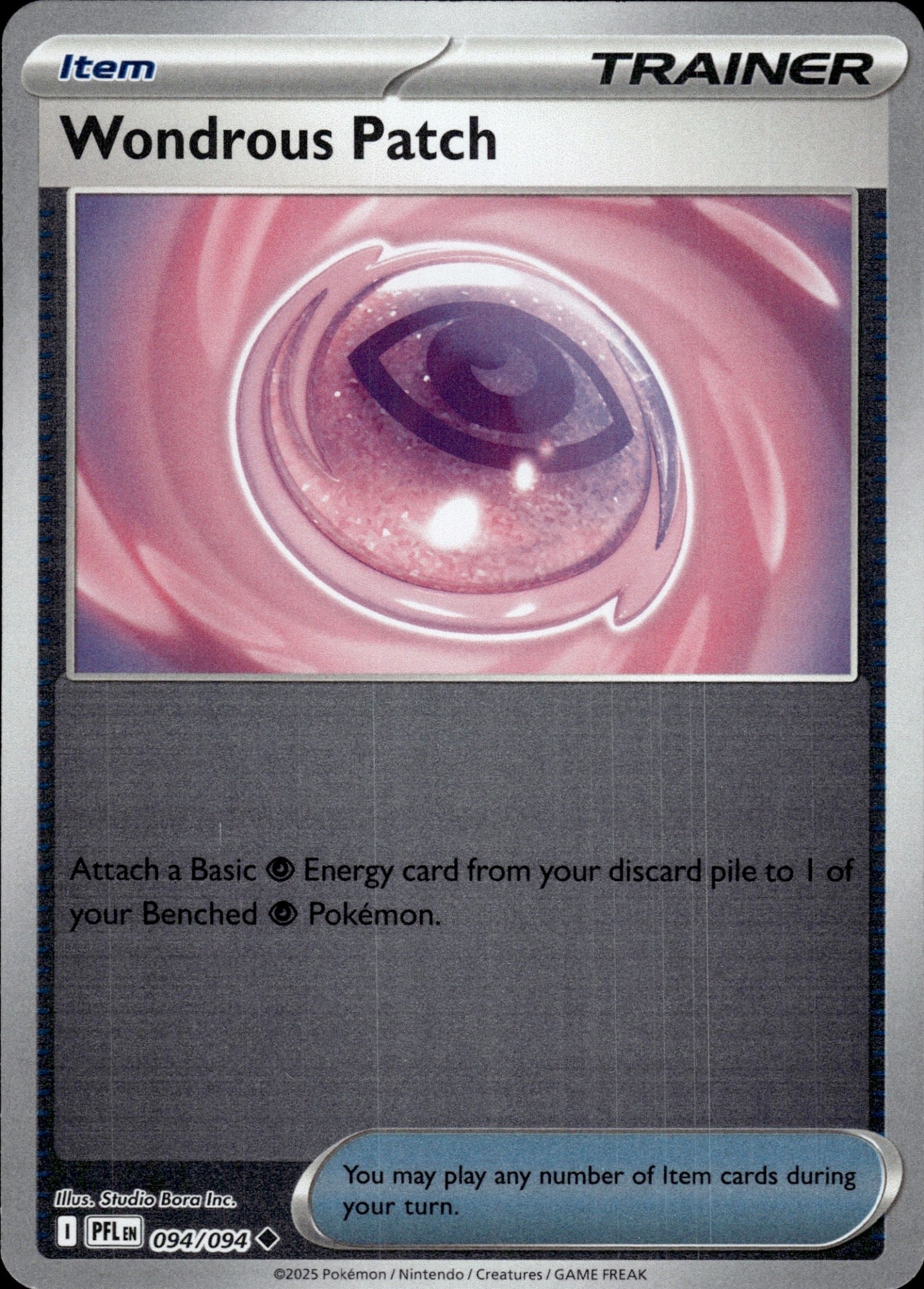 Wondrous Patch 094/094 Uncommon Phantasmal Flames Pokemon Reverse Holo