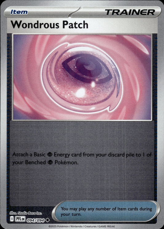 Wondrous Patch 094/094 Uncommon Phantasmal Flames Pokemon Reverse Holo