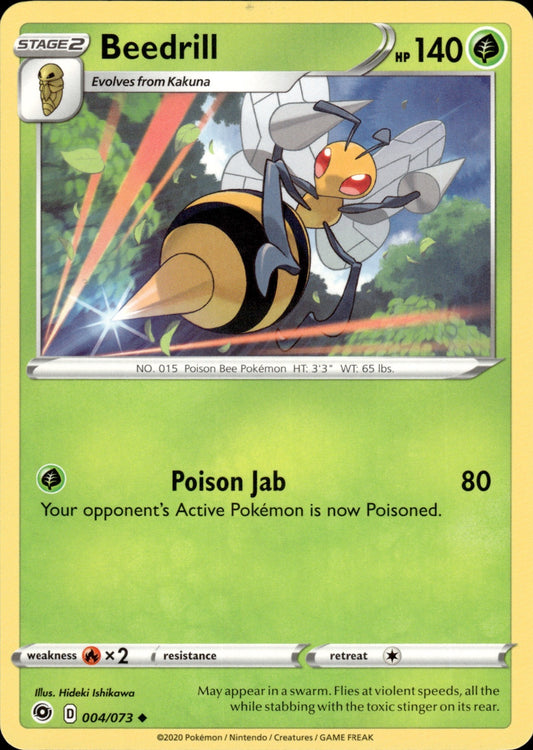 Beedrill 004/073 Uncommon Champion's Path Pokemon